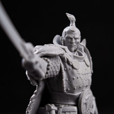 Jaghatai Khan - Primarca de los Cicatrices Blancas - Miniatura Impresión Resina