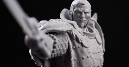 Jaghatai Khan - Primarca de los Cicatrices Blancas - Miniatura Impresión Resina