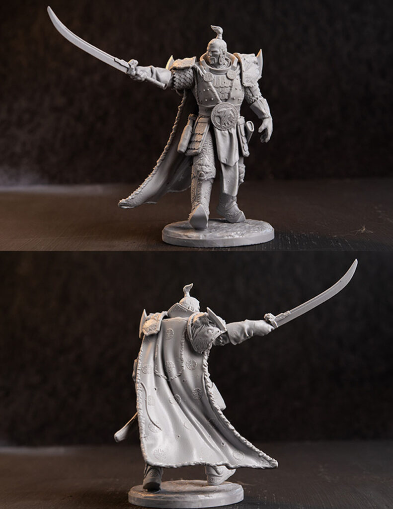 Jaghatai Khan - Primarca de los Cicatrices Blancas - Miniatura Impresión Resina