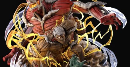 Titan Acorazado y Titan Colosal - Shingeki no Kyojin - Figura 3D STL para Imprimir - KAIDAN3D