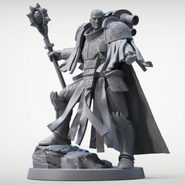 Lorgar Aureliano - Primarca de los Portadores de la Palabra - Miniatura STL Impresión Resina