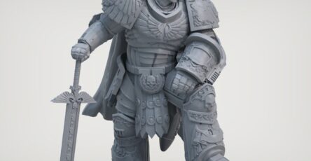 Roboute Guilliman - Primarca de los Ultramarines - Miniatura STL Impresión Resina