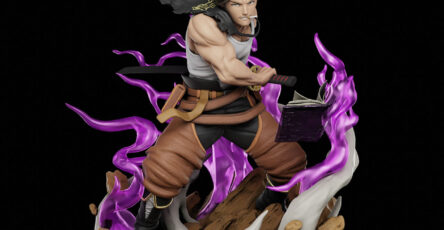 Yami Sukehiro - Black Clover figura para Imprimir en 3D - Kaidan3D