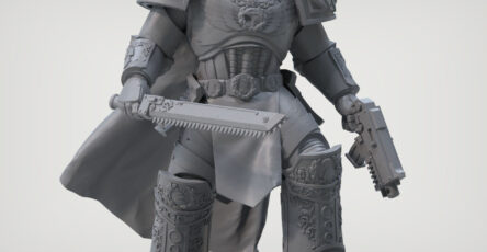 Rogal Dorn - Primarca de los Puños Imperiales- Miniatura STL Impresión Resina