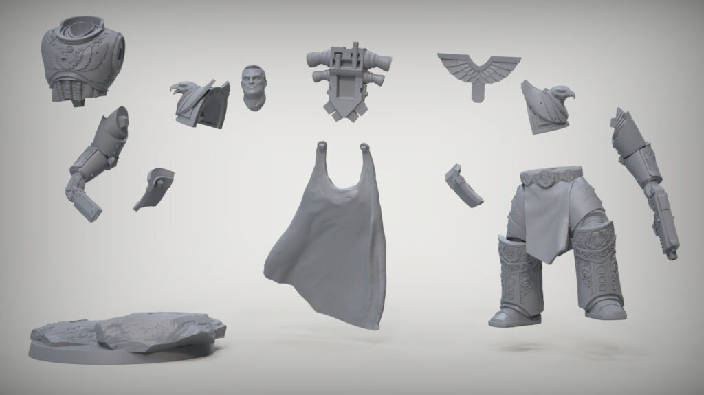 Rogal Dorn - Primarca de los Puños Imperiales- Miniatura STL Impresión Resina