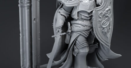 Lion El'Jonson - Primarca de los Angeles Oscuros - Miniatura STL Impresión Resina