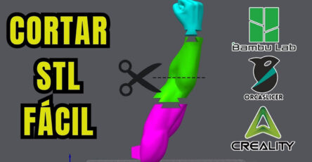 La Forma Correcta de Cortar STL de Figuras Grandes para Impresión 3D