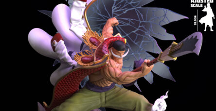 Barba Blanca - Whitebeard - Onepiece figura para Imprimir en 3D - Samiho Studios